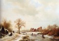 冬の風景 オランダ Barend Cornelis Koekkoek 風景ストリーム